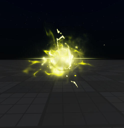 Yellow Lightning Orb